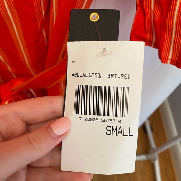 Jodi Kristopher red wrap dress size small - Picture 4 of 4